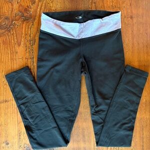 Champion Reversible Leggings, Long, Black and Purple Possible Size Small